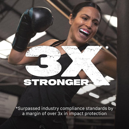 SafeJawz Sports Mouthguard Dual Layer Premium Protection Adults and Junior Gum Shield with Case for Boxing, MMA, Rugby, Martial Arts, Judo and All Contact Sports