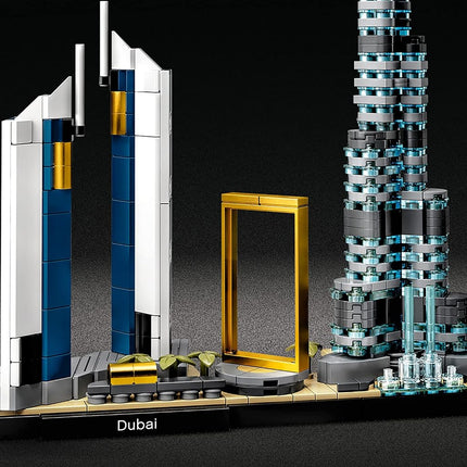 LEGO 21052 Architecture Dubai Model, Skyline Collection, Collectible Building Set