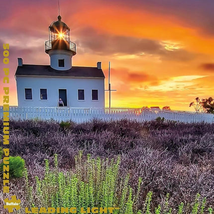 Buffalo Games - Gold - Leading Light - 500 Piece Jigsaw Puzzle for Adults Challenging Puzzle Perfect for Game Nights - 500 Piece Finished Size is 21.25 x 15.00