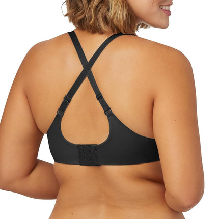 Maidenform Women's Comfort Devotion - Demi 9436 Everyday Bra, Black (Black), 40D UK