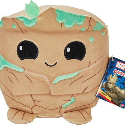 Mattel Marvel Cuutopia Plush Figure, 10-inch Groot