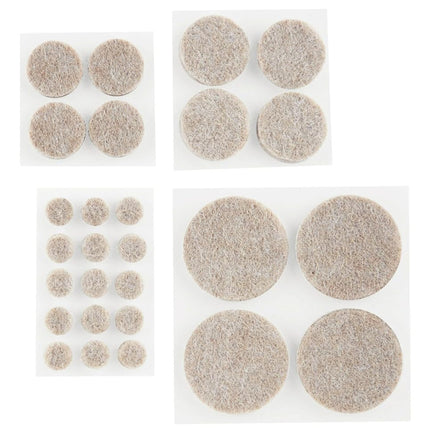 Scotch SP842-NA Brand Felt 3M, for Protecting Hardwood Floors, Beige, Multi-Pack, 16-3/4 in, 16-1 in, 4-1.5 in, Round, Pads Total, 36 Count (Pack of 1)