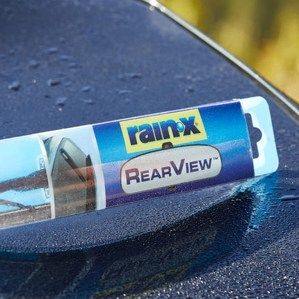 Rain-X 850022 RearView 16-B Rear Wiper Blade, 16 Inch Composite Rear Wiper Blade, Fits Rock Lock 3 (Pack Of 1), Automotive Replacement Wiper Blades That Meet Or Exceed OEM Quality And Design Standards