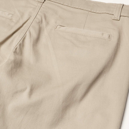 Nautica Pantalón caqui chino de sarga elástica con parte delantera plana para niños, 8