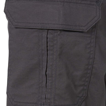Lee Men's Performance Series Extreme Comfort Twill Straight Fit Cargo Pant, Charcoal, 33W x 34L