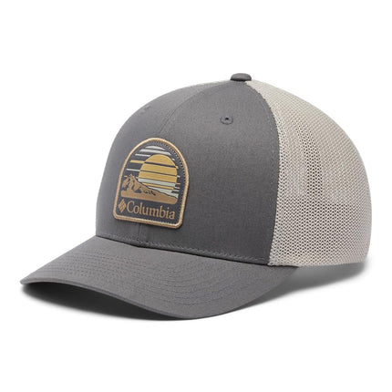 Columbia Unisex Mesh Ball Cap, City Grey/Dark Ston
