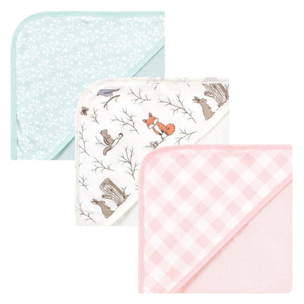 Hudson Baby Unisex Baby Cotton Rich Hooded Towels,
