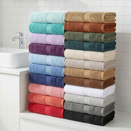 Home City, 100% Cotton, Towel Set, Rust - Towel