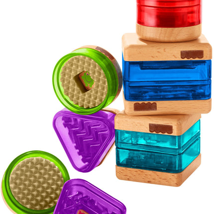Fisher-Price Wooden Toys Surprise Inside Shapes Se