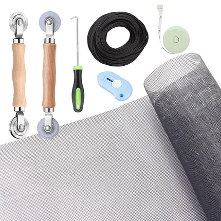 Windows Screen and Screen Door Repair Kit - 48"x11