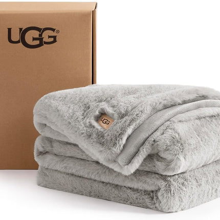 UGG Euphoria Plush Fur - Reversible Throw Blanket,