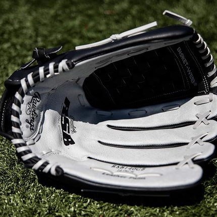 Rawlings | Guante de sóftbol de lanzamiento lento RSB | Lanzamiento con la mano derecha | 14" - Red en forma de cesta