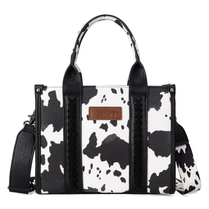 Wrangler Cow Print Tote Bag for Women Western Purs