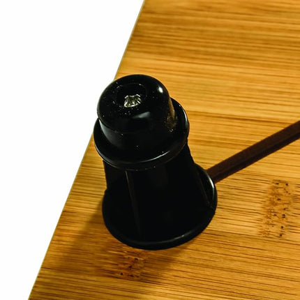 Camco Couvre-Cuisinière en Bambou, 4 Feux, Marron (43548)