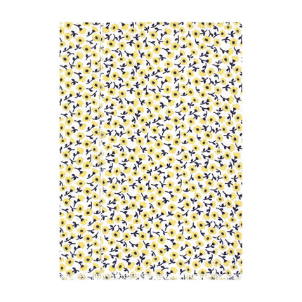 Hudson Baby Unisex Baby Cotton Flannel Burp Cloths, Blush Navy Floral 7-Pack, One Size
