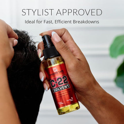 Walker Tape C22 Solvent 120ml Spray For Lace Wigs & Toupees