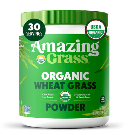 Amazing Grass Organic Wheat Grass Powder: 100% Who