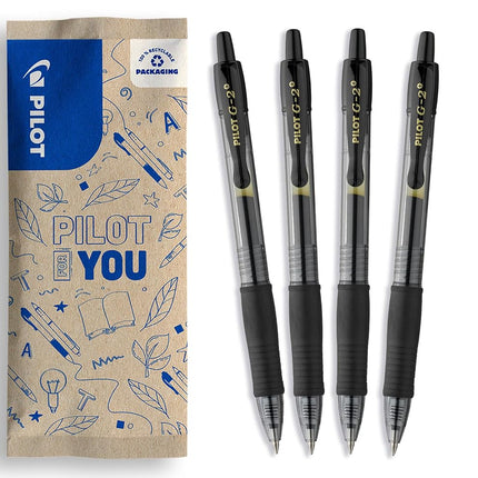 PILOT - Pack of 4 G2 0,7 - Gel Ink Roller Ball Pen