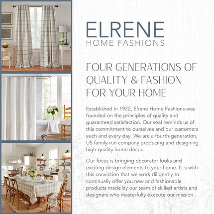 Elrene Blackout Rod Pocket/Back Tab Window Curtain Panel, Fabric, Antique Gold, 52" W x 95" L (Pack of 1)