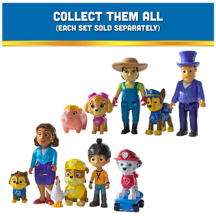 Figuras de Rubble de la Patrulla Canina, la alcaldesa Goodway y Chickaletta, juguetes para niños y niñas de 3 años en adelante