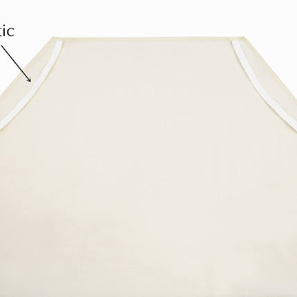 American Baby Company 100% Natural Cotton Percale Standard Daycare/Pre-School Cot Sheet, Ecru, 23 x 51, Soft Breathable, for Boys and Girls