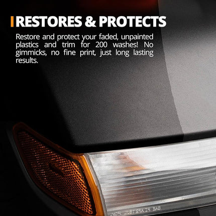 CERAKOTE Ceramic Trim Coat Kit - Quick Plastic Trim Restorer - Guaranteed Restoration to Last Over 200 Washes – A Ceramic Coating, Not a Dressing