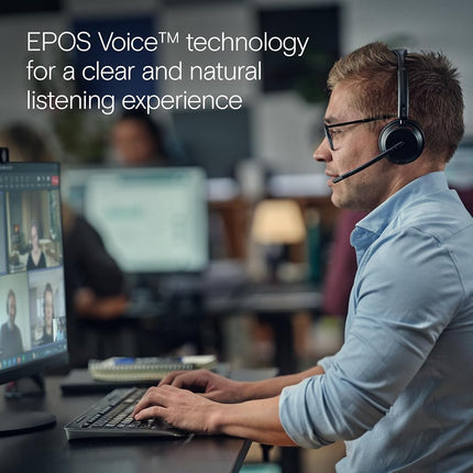 EPOS IMPACT 1060 ANC Stereo Bluetooth Headset mit Active Noice Cancelling (ANC)