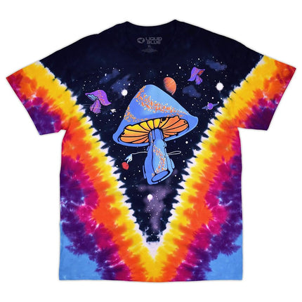 Liquid Blue Men's Plus-Size Space Shroom T-Shirt, 