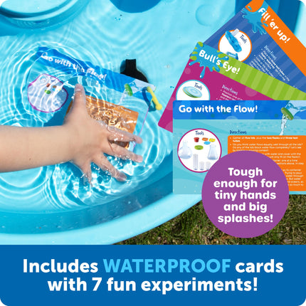 Learning Resources Splashology Laboratorio de agua, 3 años en adelante, juguete de baño STEM y kit de ciencia de juego de agua con 7 experimentos para niños