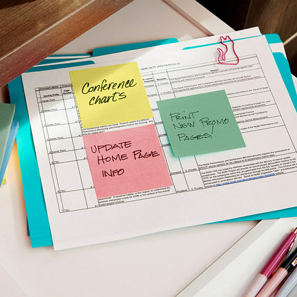 Post-it Greener Pop-up Notes, 3 in x 3 in, Helsinki Collection, 6 Pads/Pack (R330RP-6AP)