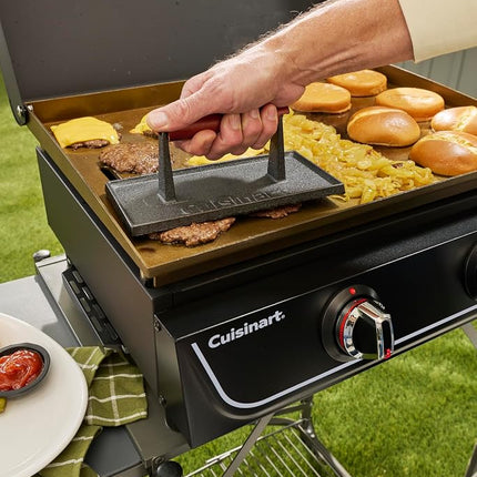 Cuisinart CGPR-221 Cast Iron Grill Press (Wood Handle)