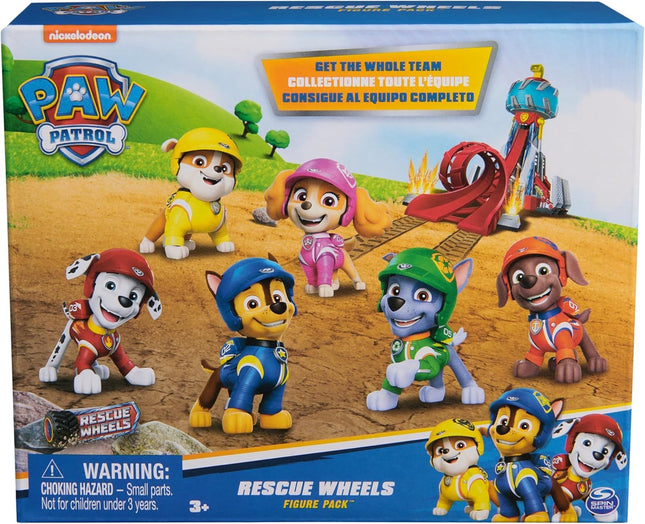 Paw Patrol Rescue Wheels 7-Piece Collectible Actio
