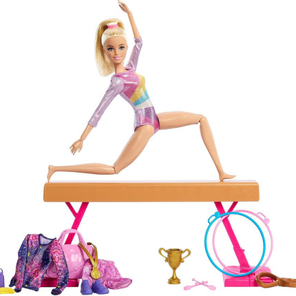 Barbie Gymnastics Doll & Accessories Playset