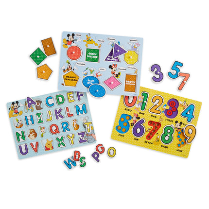 Melissa & Doug Disney Alphabet/Numbers/Shapes/Colo