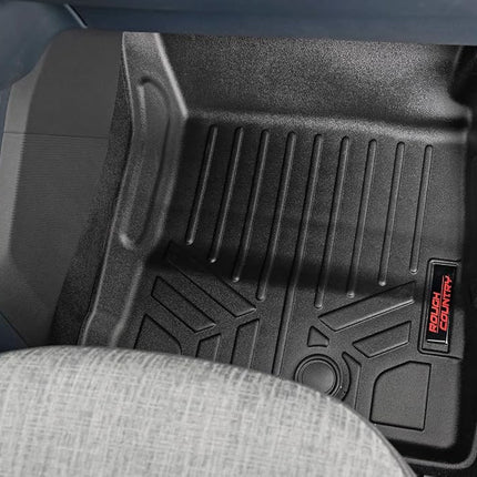 Rough Country Floor Mats for 2022 Ford Maverick | 2.0L Ecoboost - M-51102
