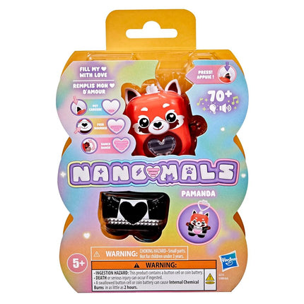 NANO-MALS Pamanda The Red Panda, Electronic Pet Panda Toy, 70+ Responses, Interactive Fidget Toys for Girls & Boys Ages 5+