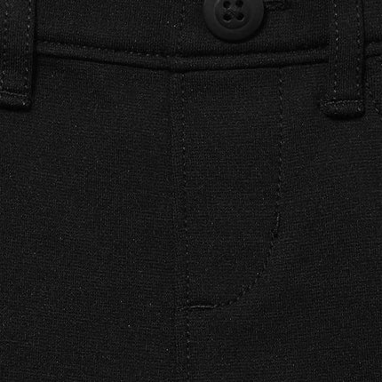 The Children's Place Jeggings de punto Ponte Pull on para niñas, negro sencillo, 8 Slim EE. UU.