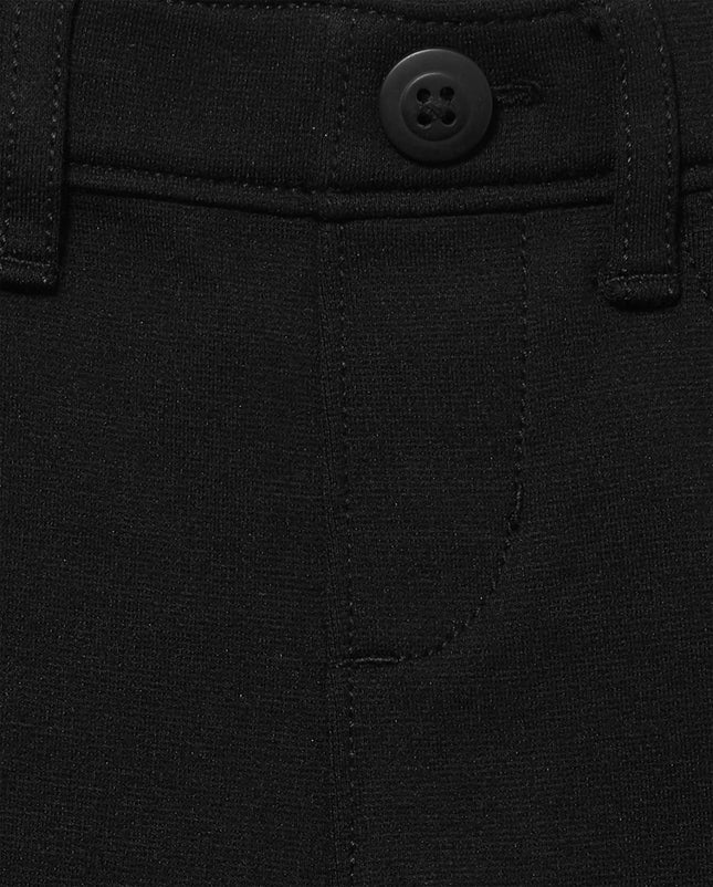 The Children's Place Jeggings en maille Ponte à enfiler pour fille, noir uni, 18