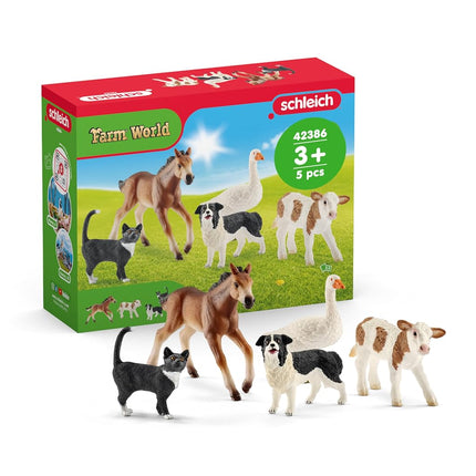 Schleich Farm World - 5Pc Farm Animal Playset - Ki