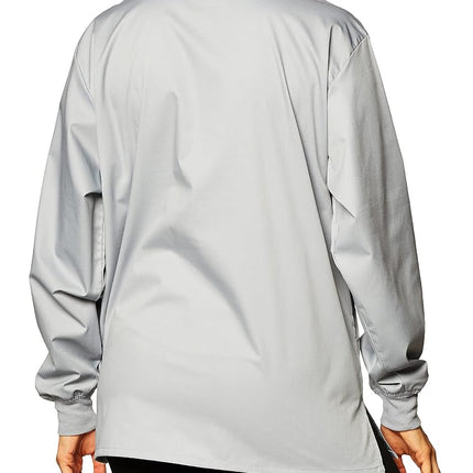 WonderWink Unisex-Adult's Snap Front Jacket, Grey, X-Small