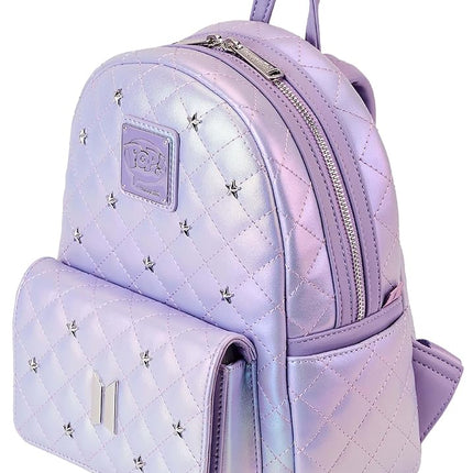 Mini Sac à Dos Iridescent Violet Logo BTS Loungefly