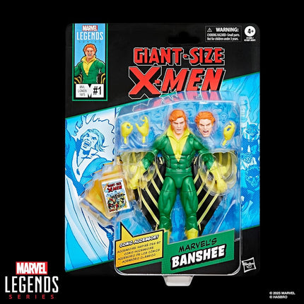 Marvel Legends Series Banshee Action Figure, Blau