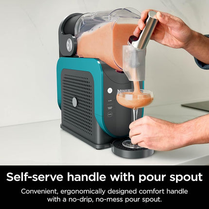 Ninja FS301 Professional Maker with RapidChill Technology, 88 oz Drink & Slushie Machine, 5 Preset Programs, Frozen Margaritas, Frappés, and More, Premium Accents, Black