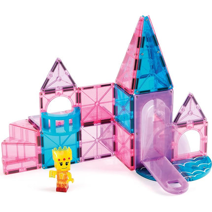 Magna-Tiles Castle 25-Piece Magnetic Construction Set, The Original Magnetic Building Brand
