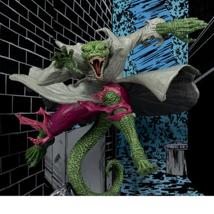 McFarlane Marvel The Lizard 1:10th Scale Collectible with Scene (SPIDER-MAN #2) Toys