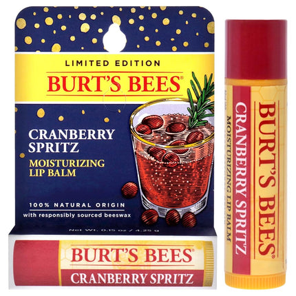 Burts Bees Cramberry Spritz Moisturizing Lip Balm 
