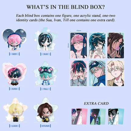YJacuing Anime Alien Stage Free Stage Series Mystery Blind Box Figures, Officially Licensed Statues Toy, Ages 15+ (Single Box, Includes a Random Figure)