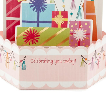 Hallmark Paper Wonder Musical Pop Up Birthday Card (Mylar Balloon Explosion, Plays Happy Birthday)