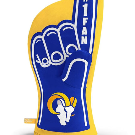 YouTheFan NFL Los Angeles Rams #1 Oven Mitt, 13.25
