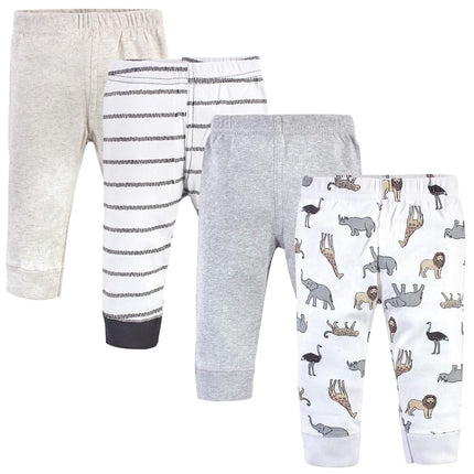Pantalones y leggings de algodón Hudson Baby para niñas, Safari neutro, 18-24 meses